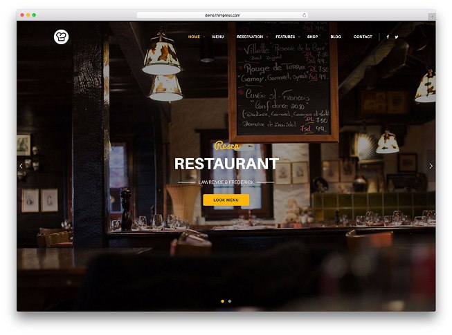 Resca Restaurant WordPress Theme