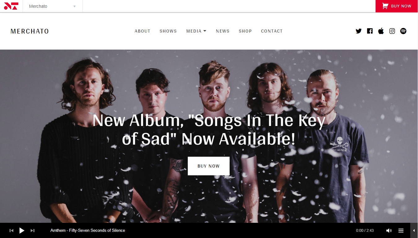 Band Website with WordPress