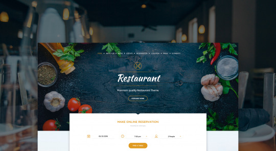 Restaurant WordPress Restaurant WordPress Themes