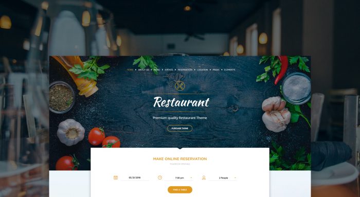 Restaurant WordPress Themes