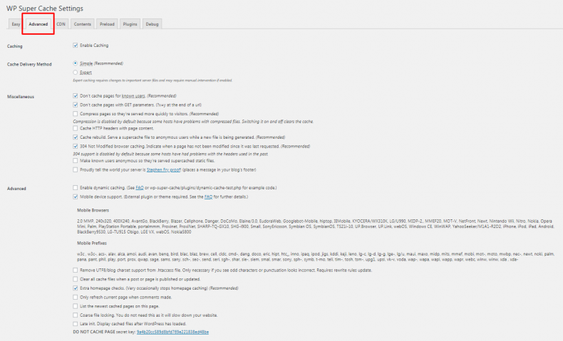 Ultimate Guide to WP Super Cache Plugin Configuration