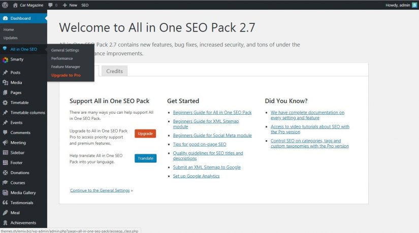 01 - All in One SEO Pack - Welcome