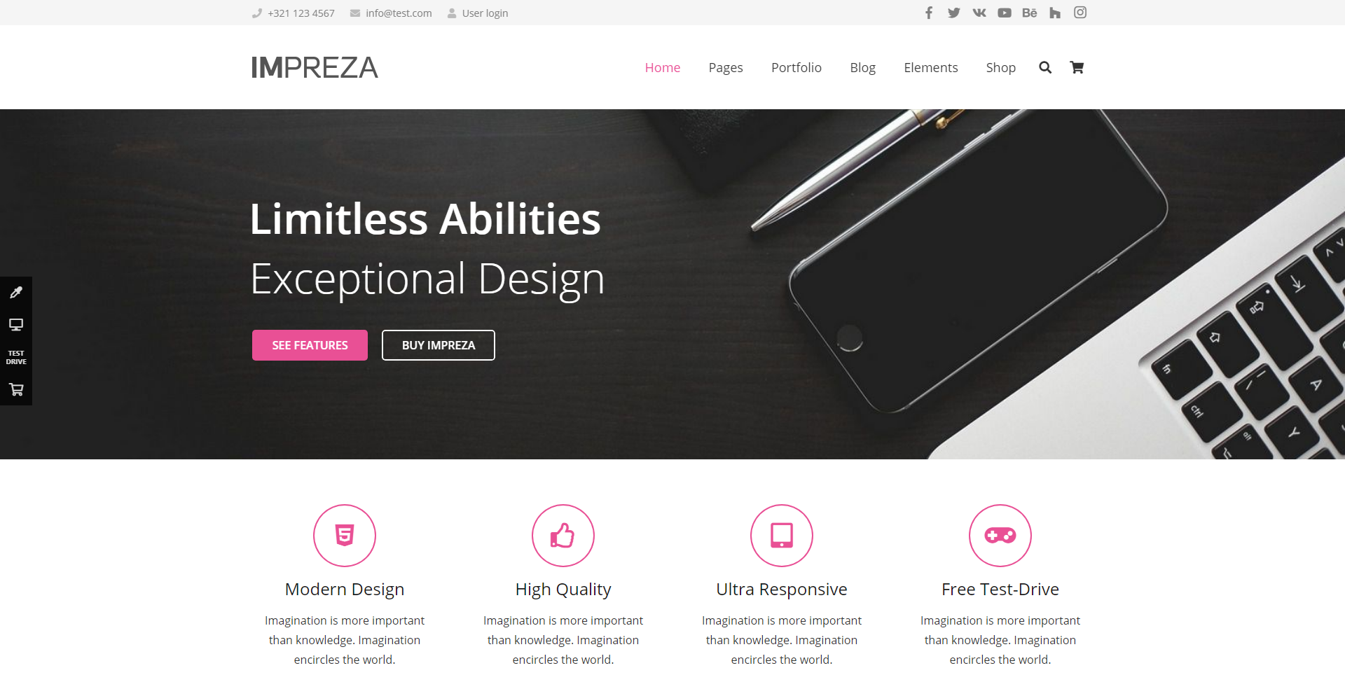 Impreza Creative Business Theme