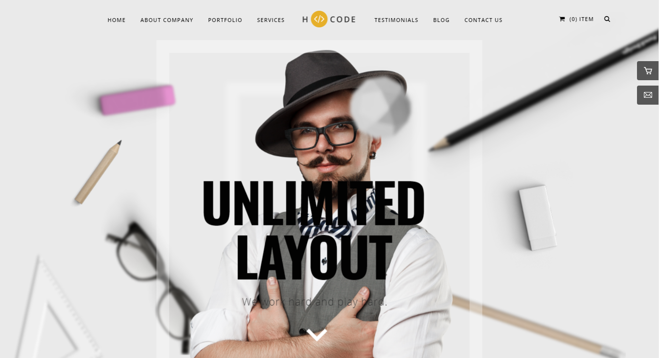 H-Code &ndash; демо бизнес темы WordPress