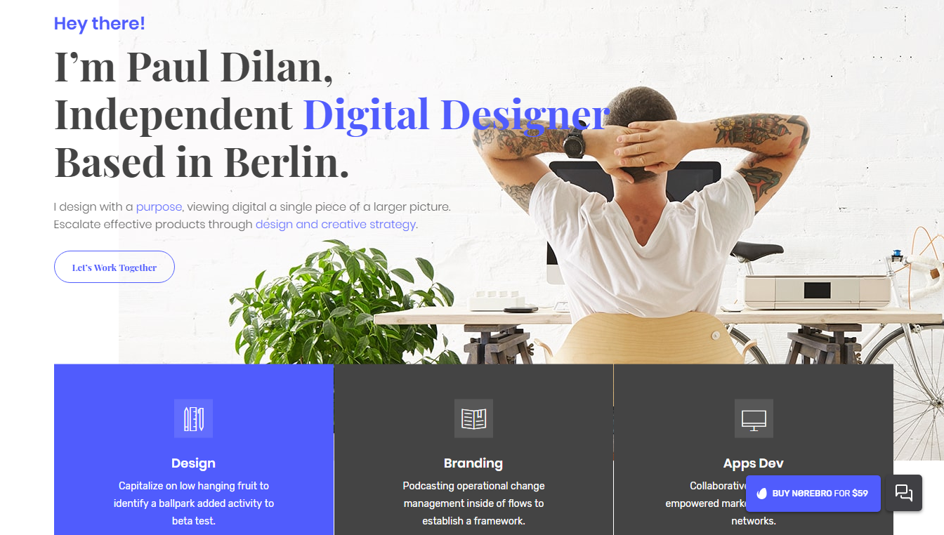 Norebro Creative Business Theme