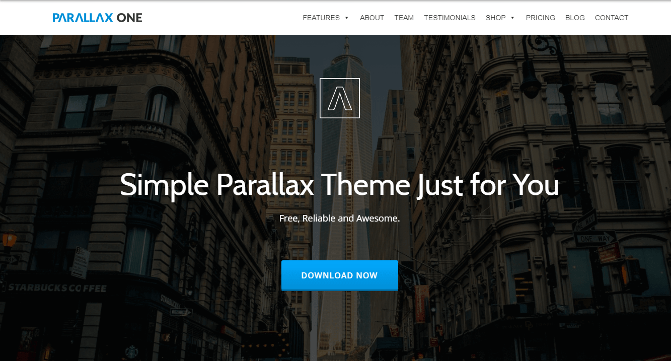 ParallaxOne Creative Business Theme