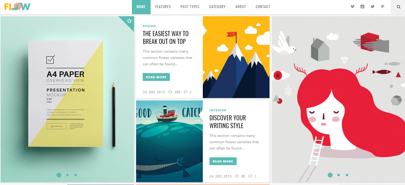 Flow Creative Business Theme