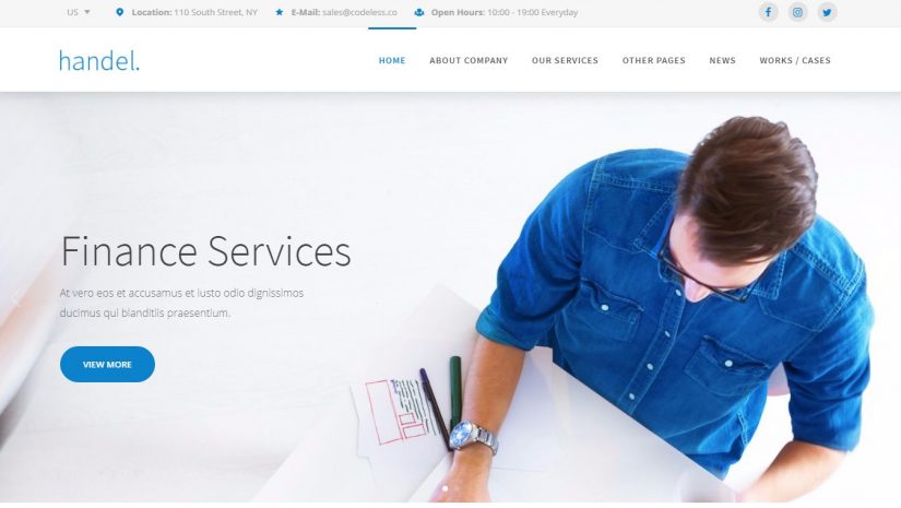 Handel Corporate Business Theme