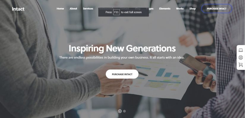 Intact Corporate Business Theme