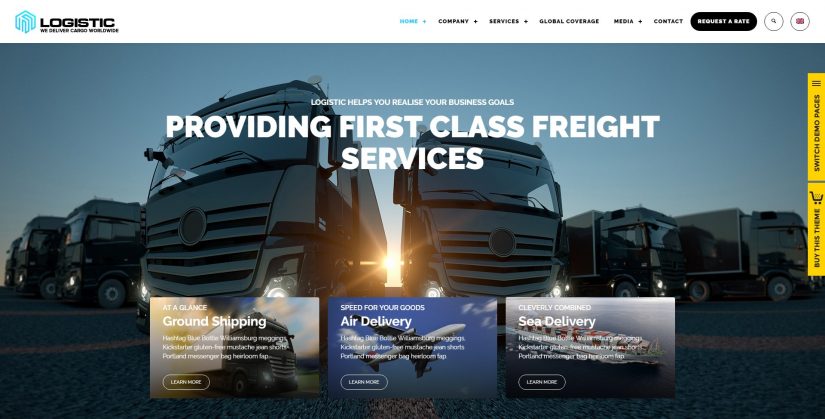 Logistic Corporate Business Theme