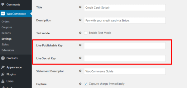 Customizing Stripe on WordPress Online Store on WooCommerce