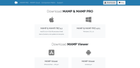 The MAMP download page.