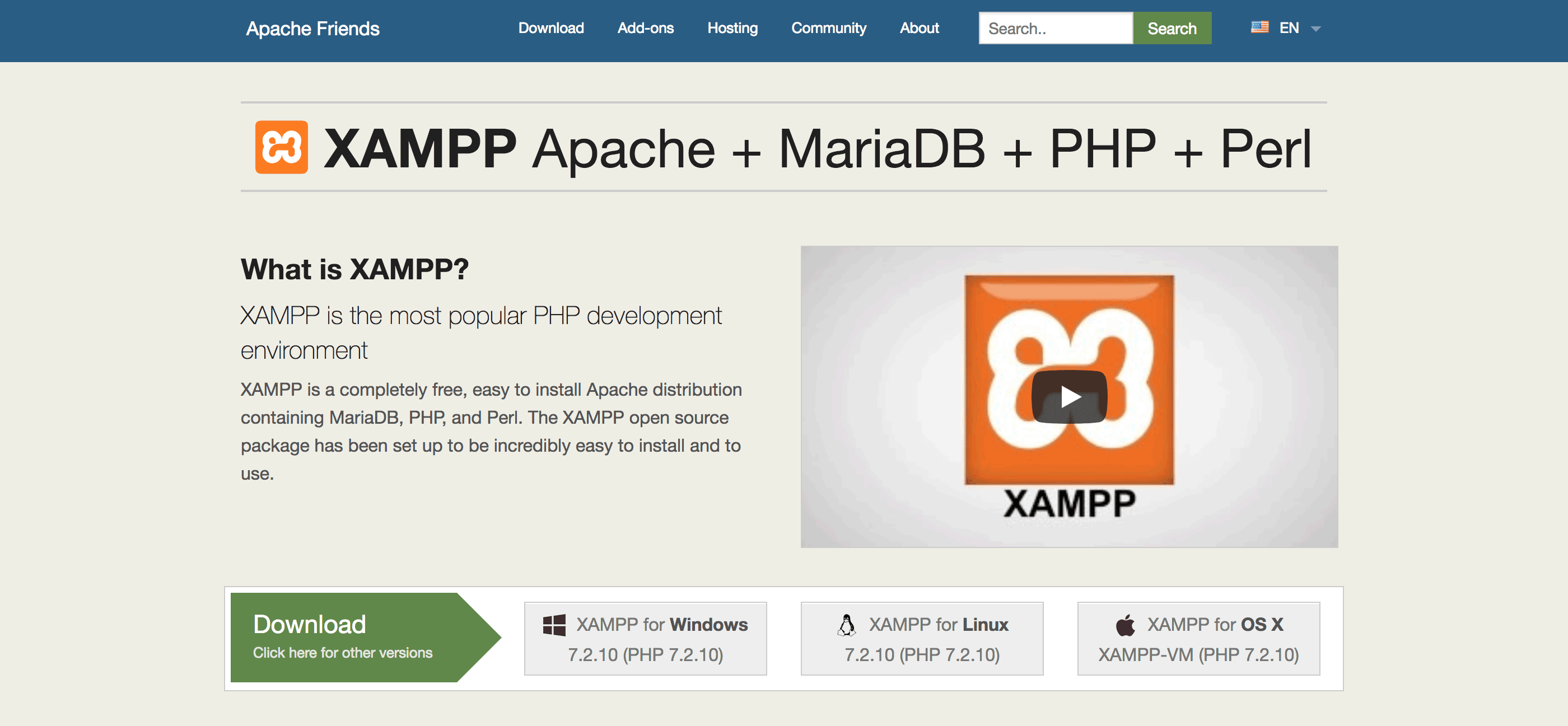 Xampp vm for mac