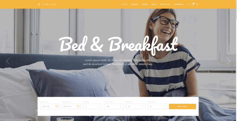 Bed and Breakfast – FiveStar