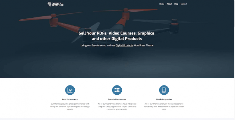 Digital Products Catalog WordPress Theme – Just another WPDigiPro Demo Sites site