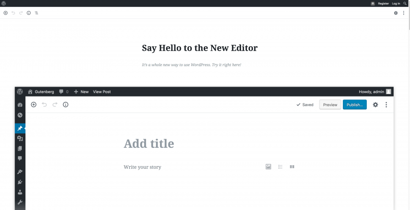 The new Gutenberg editing experience (1)