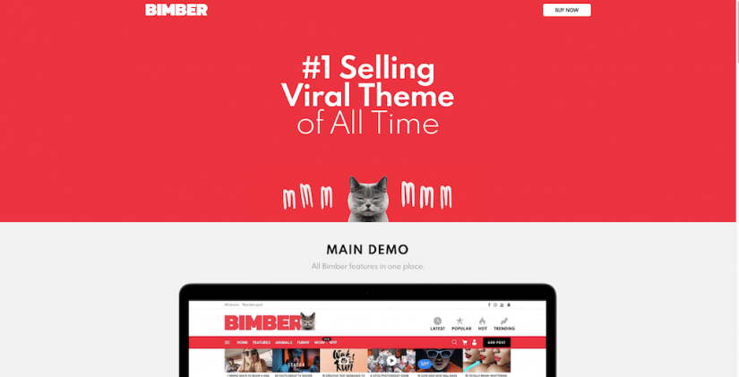 Bimber The 1 Selling Viral WordPress Theme of All Time