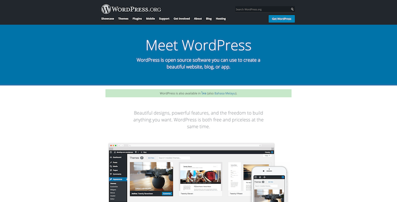 Blog Tool Publishing Platform and CMS — WordPress