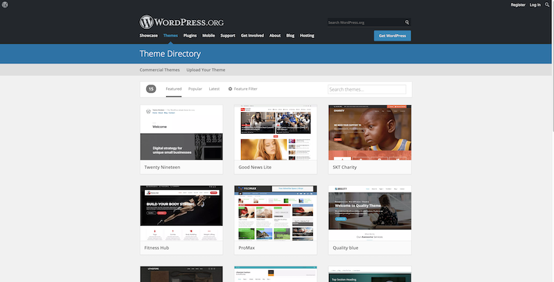 Featured WordPress org