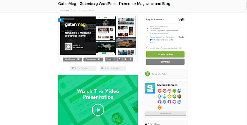 GutenMag Gutenberg WordPress Theme for Magazine and Blog by StylemixThemes