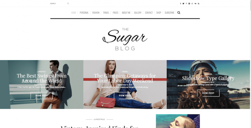 SugarBlog – WordPress