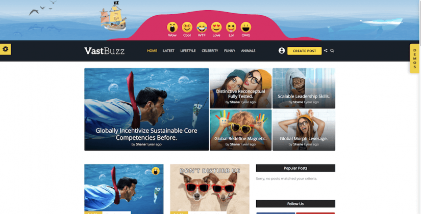 Vast Buzz – Viral Buzz WordPress Theme