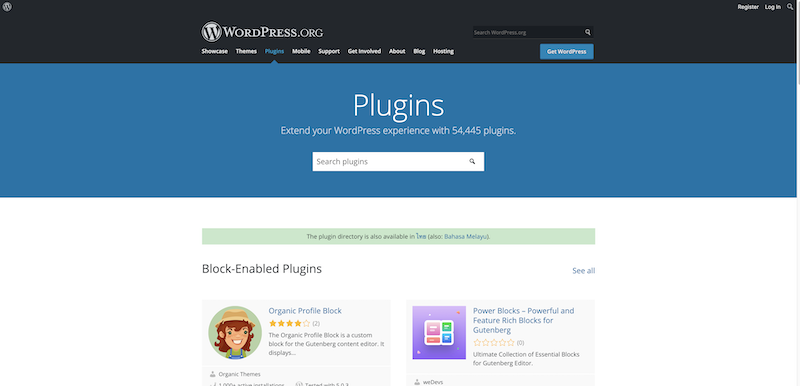 WordPress Plugins WordPress org