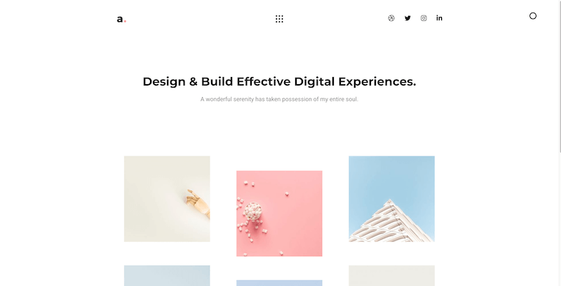 Ariko – Minimal Portfolio WordPress Theme for Creatives