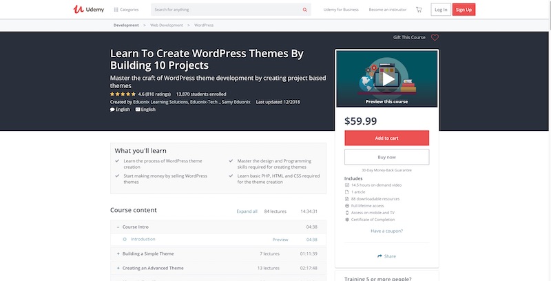 Learn To Create WordPress Themes By Building 10 Projects UdemySTM
