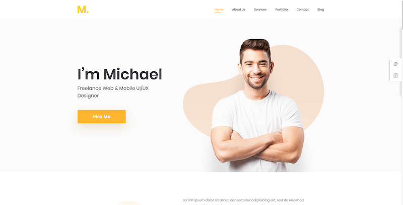 Mak – Personal Portfolio Resume WordPress Theme