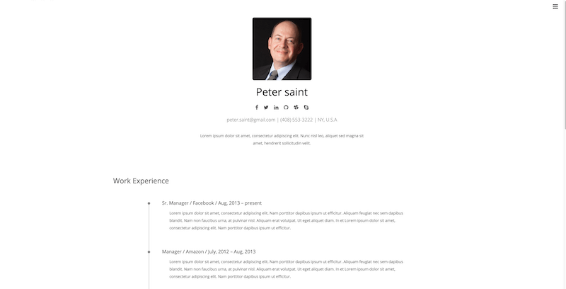 Resumee Free – Just another WordPress site