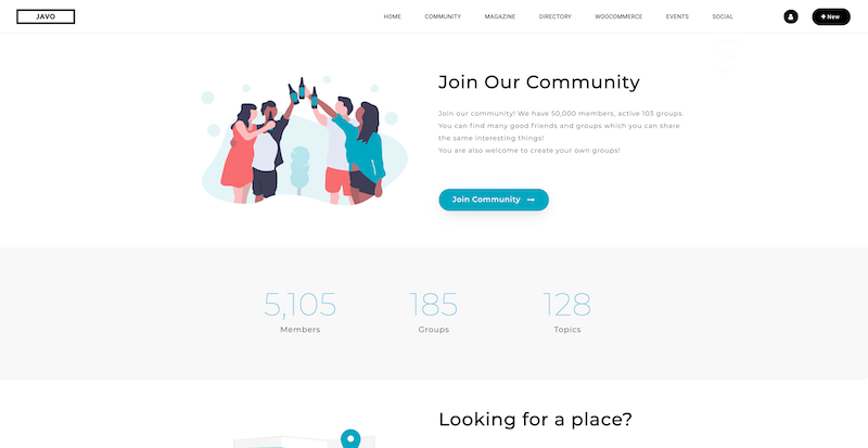 Lynk - Social Networking and Community WordPress Theme