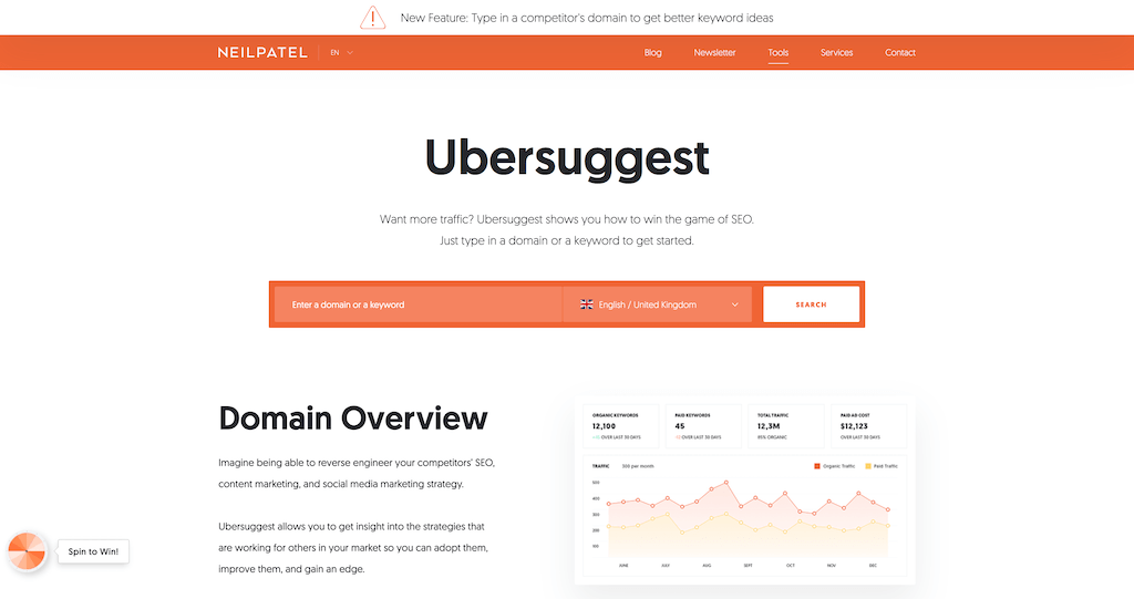 Ubersuggest