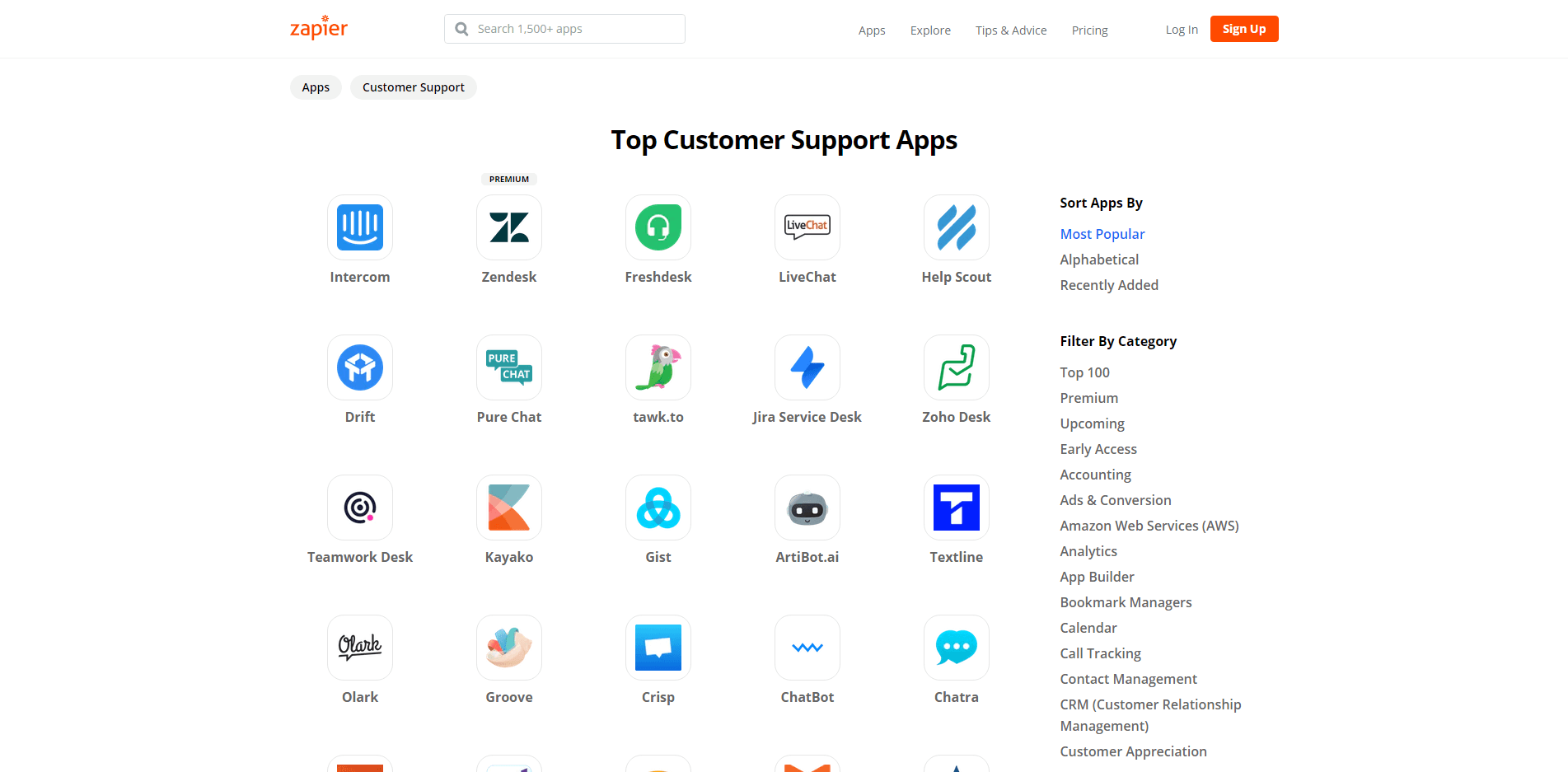 customer support apps