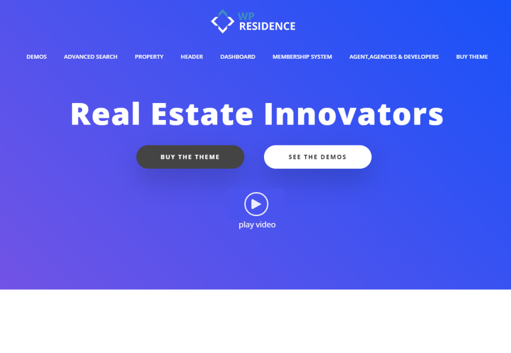 wordpress real estate website
