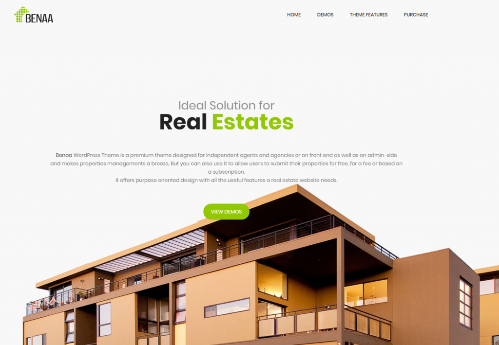 Top 12 Free Inspirational Real Estate Web design Examples & Templates