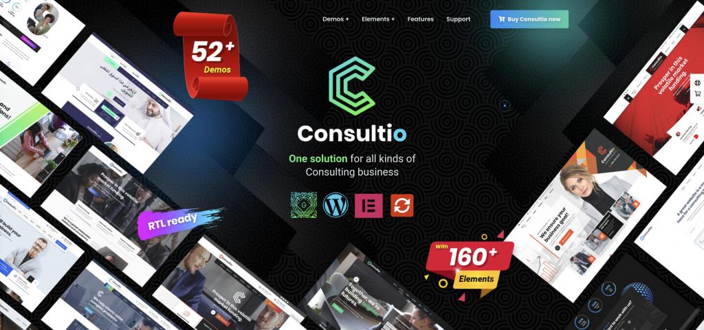 technology consulting wordpress theme