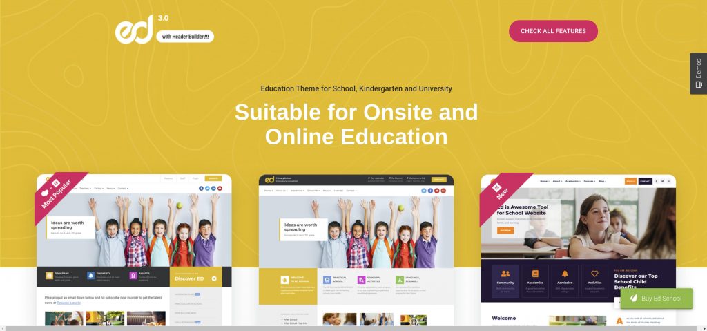 wordpress lms theme for online courses