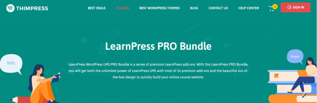 Complemento de WordPress de LearnPress