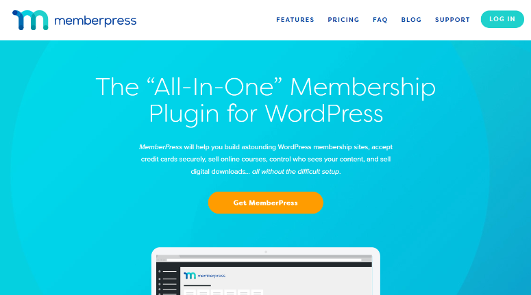 Complemento de WordPress de Memberpress
