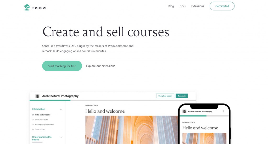 Sensei LMS WordPress Plugin