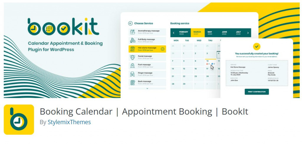 6 Best WordPress Appointment and Booking Plugins - BookIt