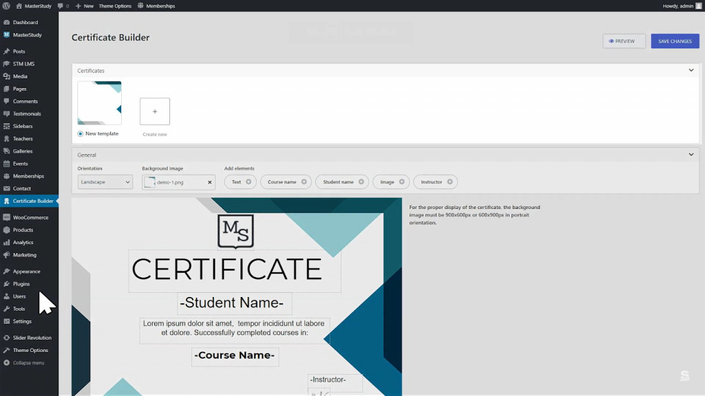 Certificate Builder