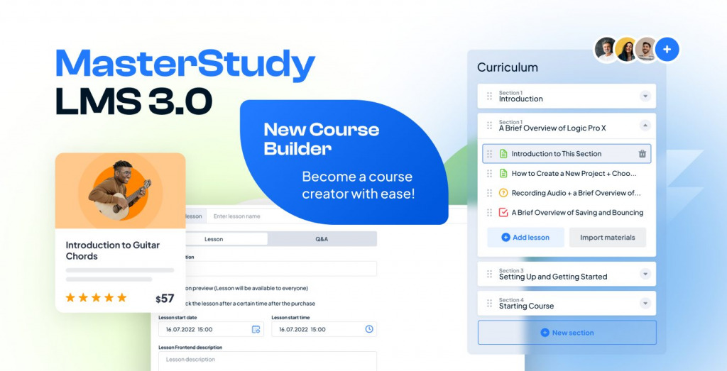 MasterStudy LMS 3.0 - New Course Builder Release