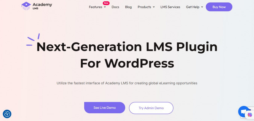 Academy LMS WordPress education LMS plugin