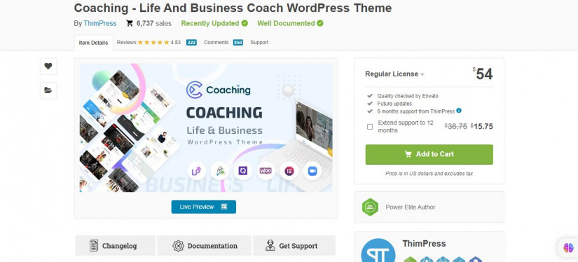 Coaching Education LMS WordPress Theme