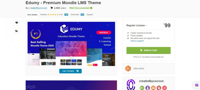 Edumy Education LMS WordPress Theme