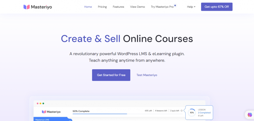 Masteriyo WordPress education LMS plugin