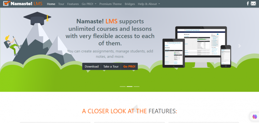 Namaste WordPress education LMS plugin