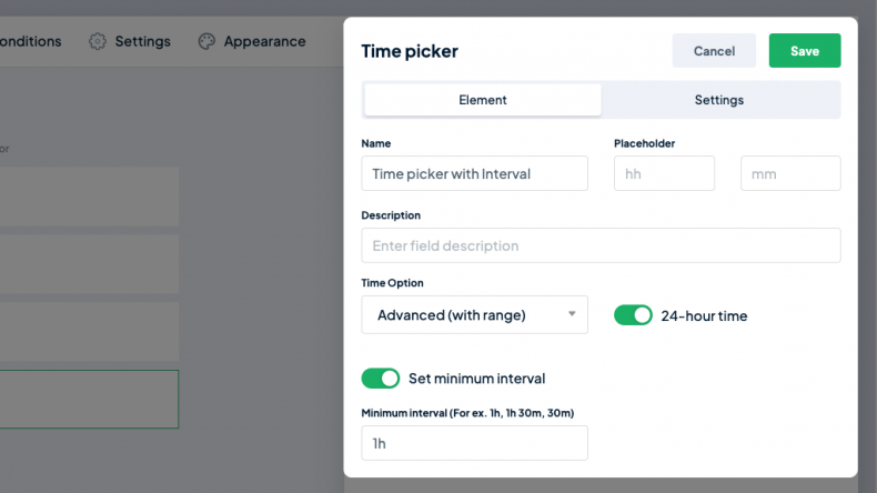 Setup Time Inteval Ui Cost Calculator Plugin V 3.1.35: Back up Calculator, Set Time Picker ...